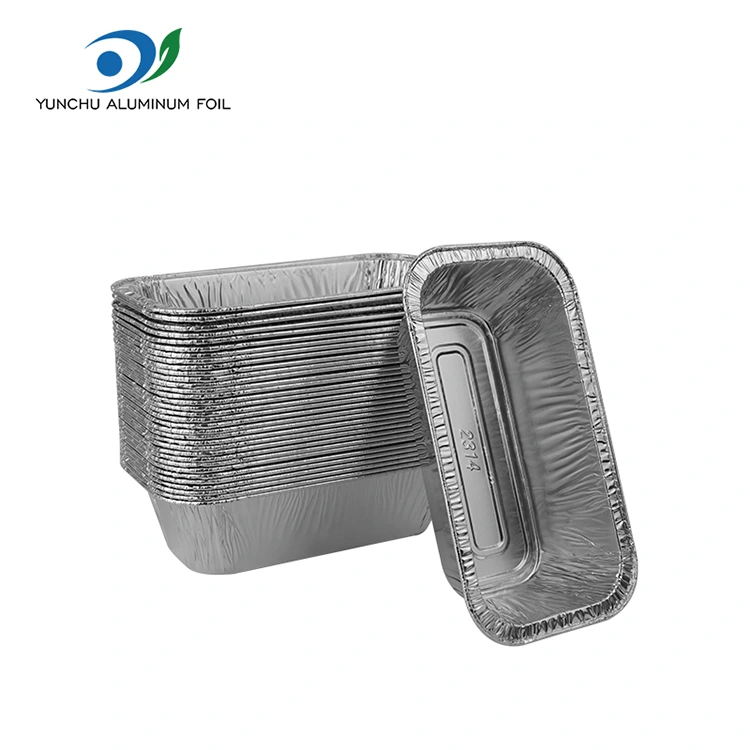 Ristkülikukujuline praepann, küpsetades hõbedase alumiiniumfooliumi anumaid