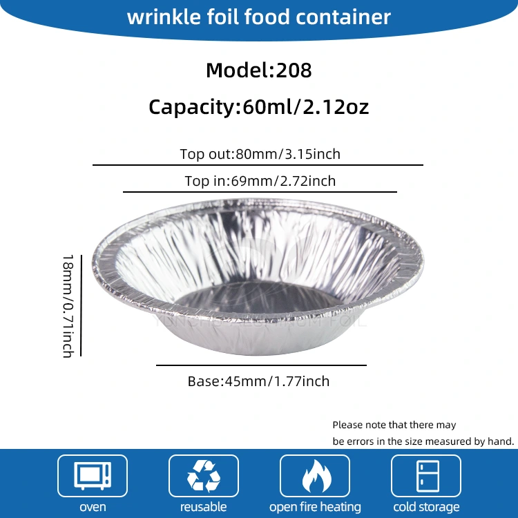 Ümmargune hapukassalus hõbedase alumiiniumfooliumi toidumahuti