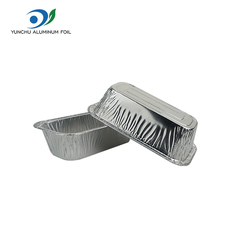 Ristkülikukujuline praepann, küpsetades hõbedase alumiiniumfooliumi anumaid