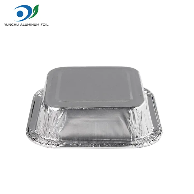 Ruudukoor õhk -praepann hõbedane alumiiniumfooliumi anumad