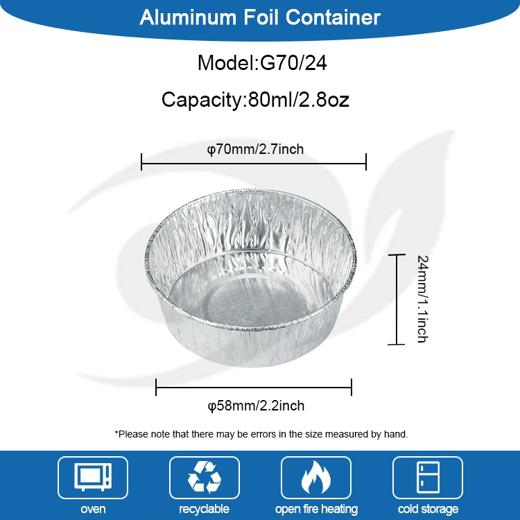 Koogi küpsetustass hõbedase alumiiniumfooliumi toidumahuti