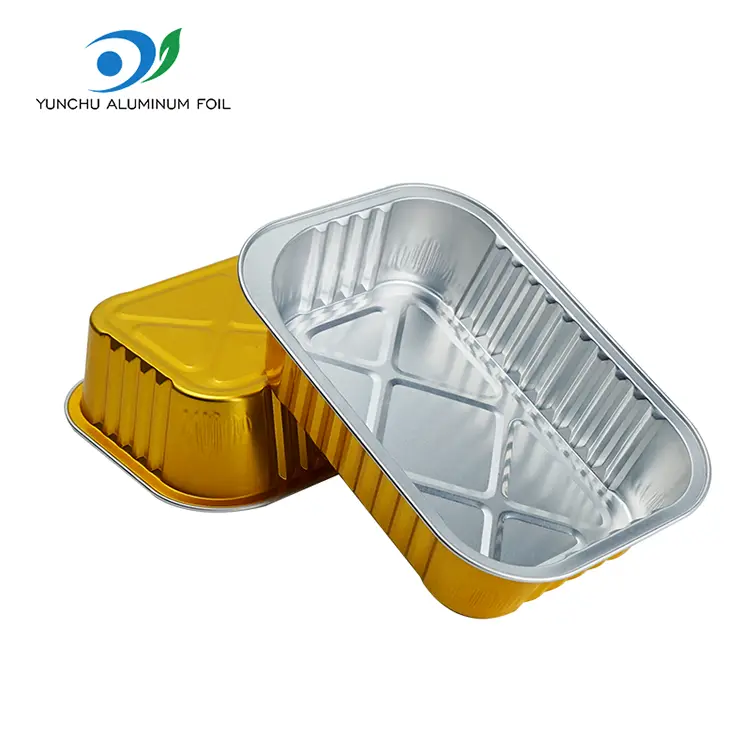 Ühekordselt kasutatavad ristkülikukujulised alumiiniumfooliumi anumad