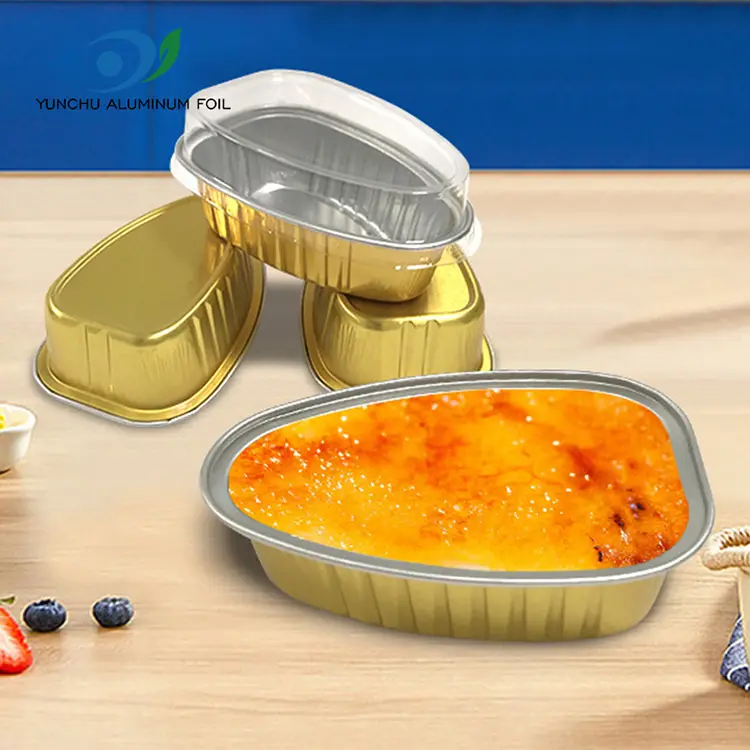 Ühekordselt kasutatav spetsiaalne värv sile seina alumiiniumfooliumi anumad