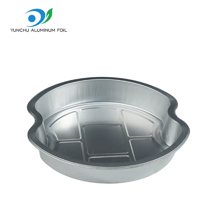 Ühendatavad mitmetasandilised kasutusalad ümmargused alumiiniumfooliumi anumad