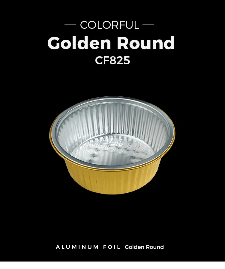 Disposable baking trays Round Aluminum Foil Containers