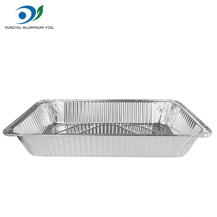 Suur mahutavusega õues küpsetusplaat hõbedase alumiiniumfooliumi anumad Suur mahutavusega õues küpsetusplaat hõbedase alumiiniumfooliumi anumad