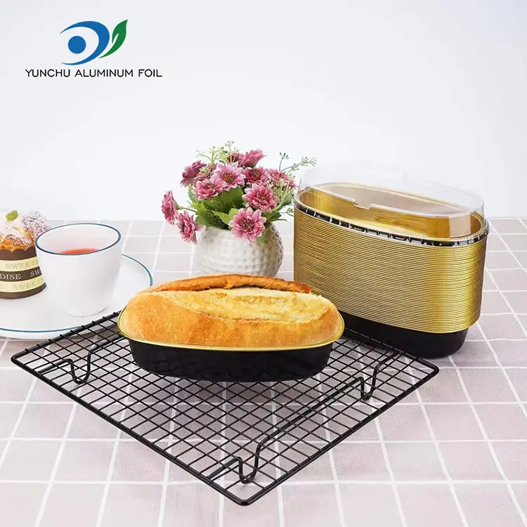 Ovaalne värv sile seina alumiiniumfooliumi anumad