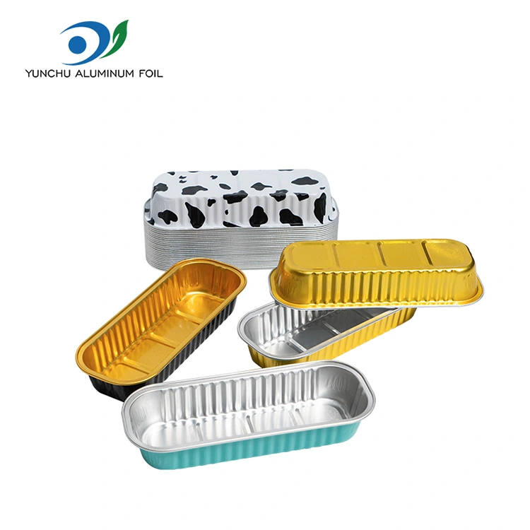 Ristkülikukujuline küpsetuskook sile seina alumiiniumfooliummahutid Ristkülikukujuline küpsetuskook sile seina alumiiniumfooliummahutid