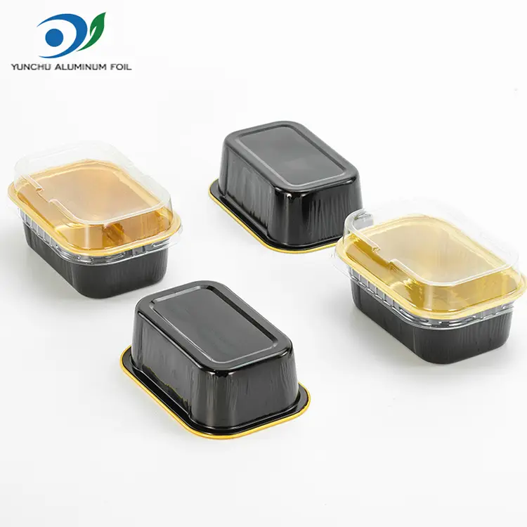 Ristkülikukujuline küpsetusvärv sile seina alumiiniumfooliumi anumad