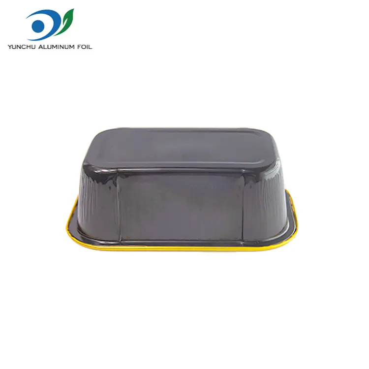 Ristkülikukujuline küpsetusvärv sile seina alumiiniumfooliumi anumad