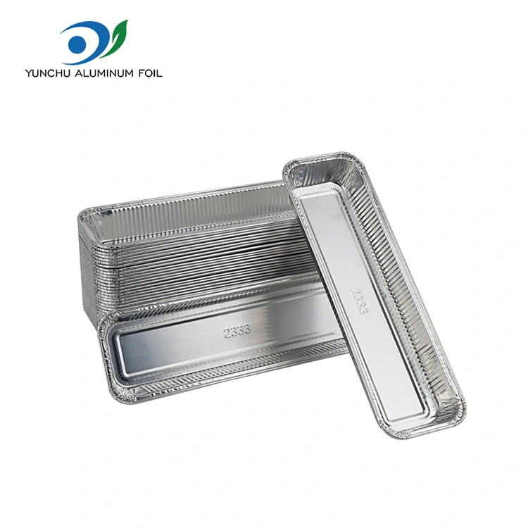 Ristkülikukujuline leivaõhu praehõbe hõbeda alumiiniumfooliummahutid Ristkülikukujuline leivaõhu praehõbe hõbeda alumiiniumfooliummahutid