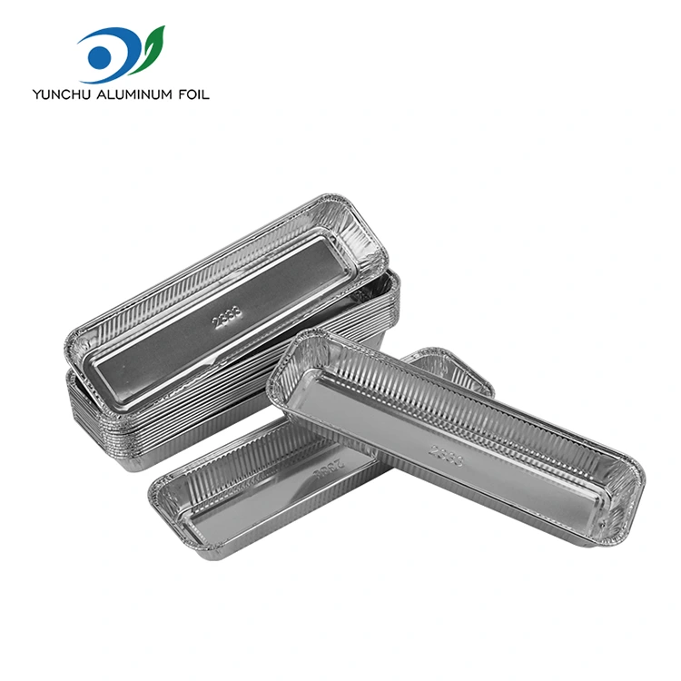 Ristkülikukujuline leivaõhu praehõbe hõbeda alumiiniumfooliummahutid