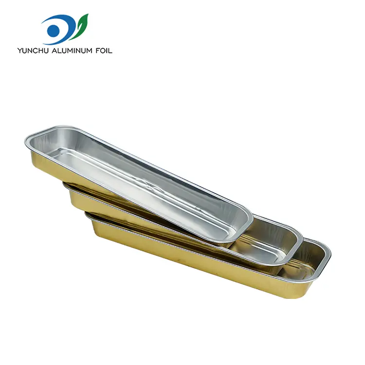 Ristkülikukujuline sile seina alumiiniumfooliumi anumad