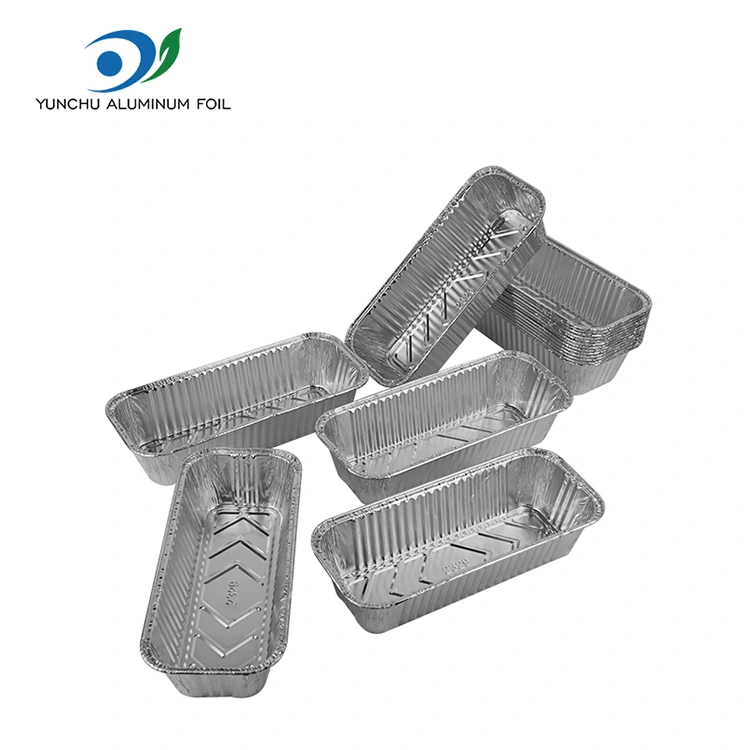 Ristkülikukujuline leivaplaat küpsetusplats hõbedase alumiiniumfooliumi anumatele Ristkülikukujuline leivaplaat küpsetusplats hõbedase alumiiniumfooliumi anumatele