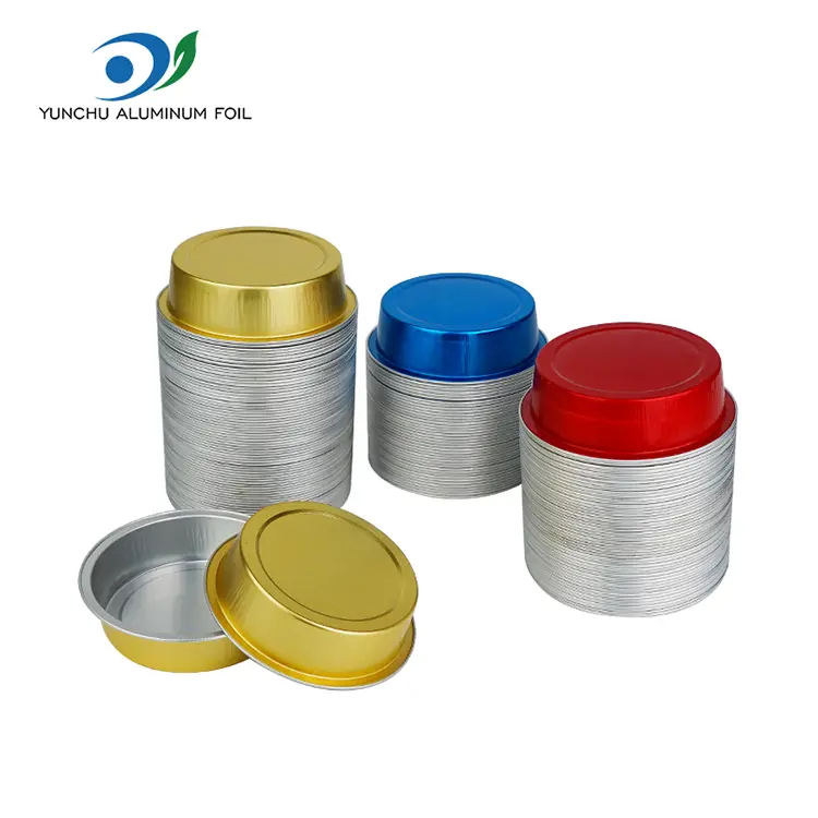 Ümmargune kook küpsetamine sile seina alumiiniumfooliumi anumad Ümmargune kook küpsetamine sile seina alumiiniumfooliumi anumad