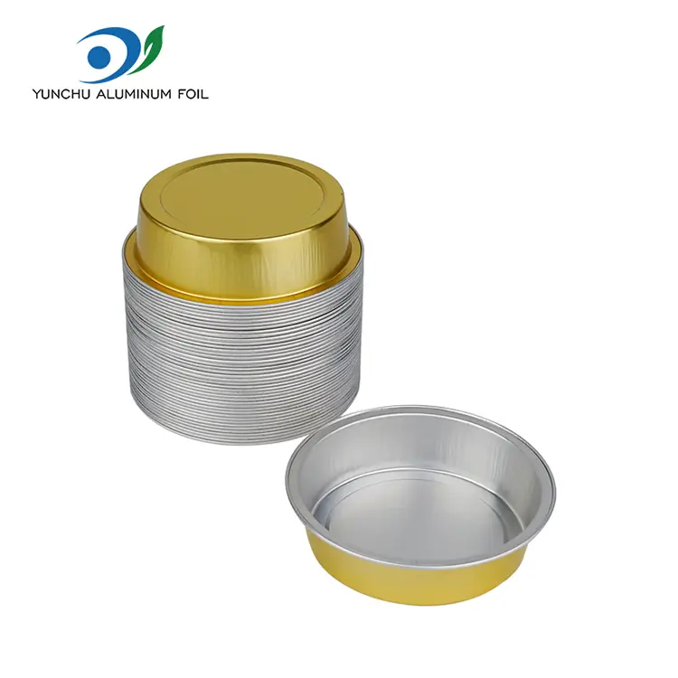 Ümmargune kook küpsetamine sile seina alumiiniumfooliumi anumad