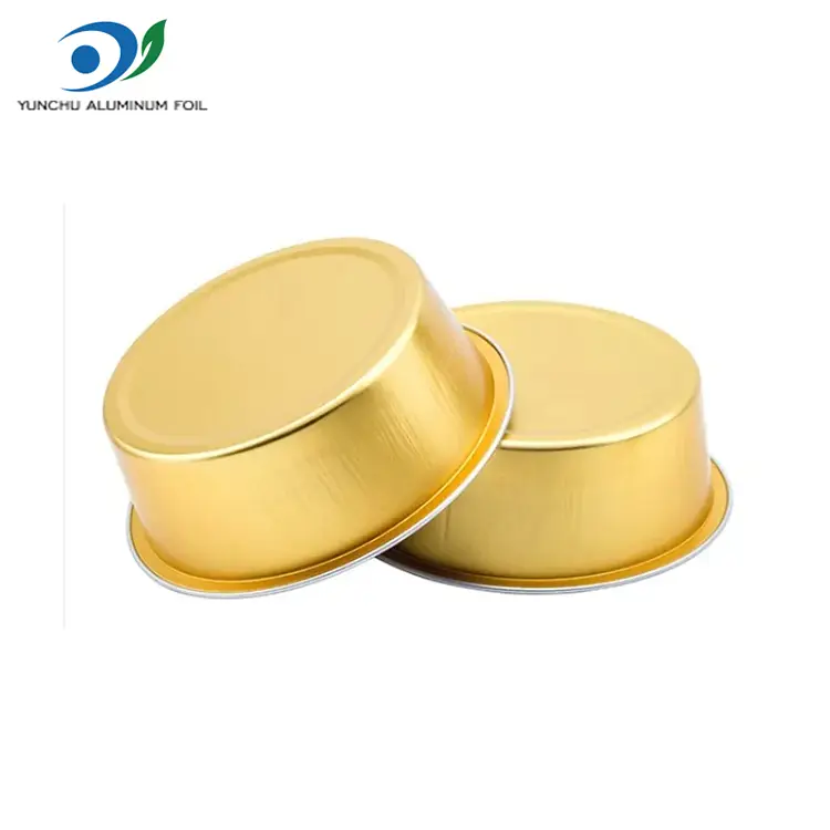 Ümar värv küpsetamine sile seina alumiiniumfooliumi anumad