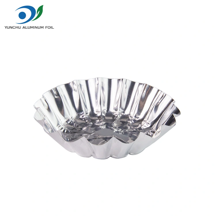 Ümar muna hapukas mänguasi küpsetamine hõbedase alumiiniumfooliumi toidumahuti