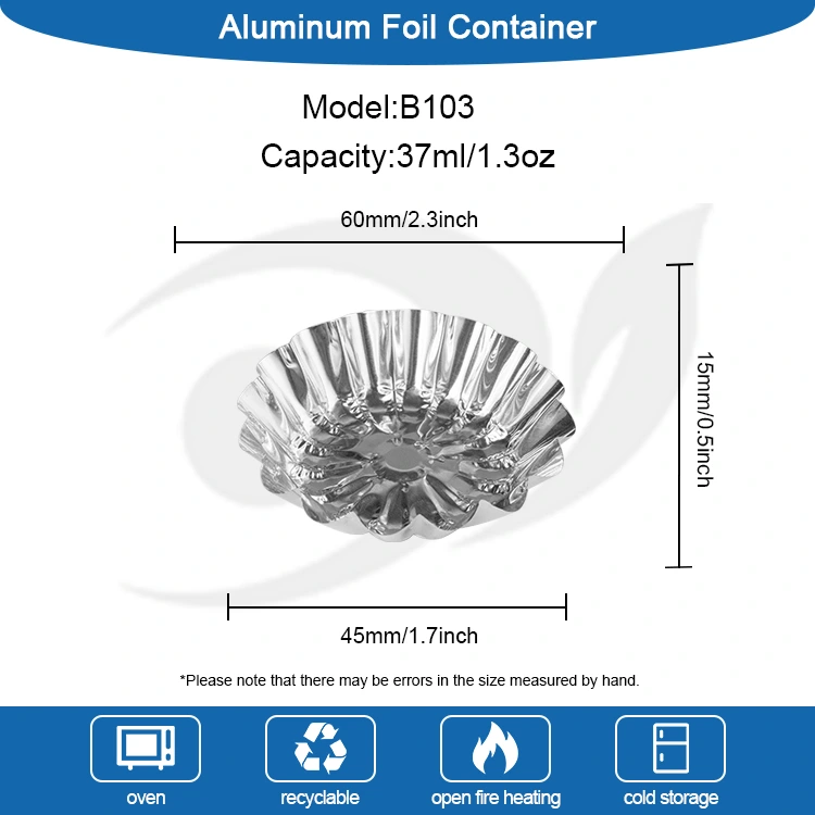 Ümar muna hapukas mänguasi küpsetamine hõbedase alumiiniumfooliumi toidumahuti