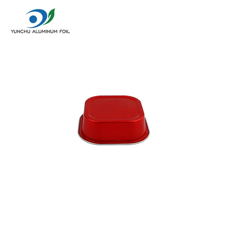 Ruudukite küpsetatud paksendatud sile seina alumiiniumfooliumi anumad