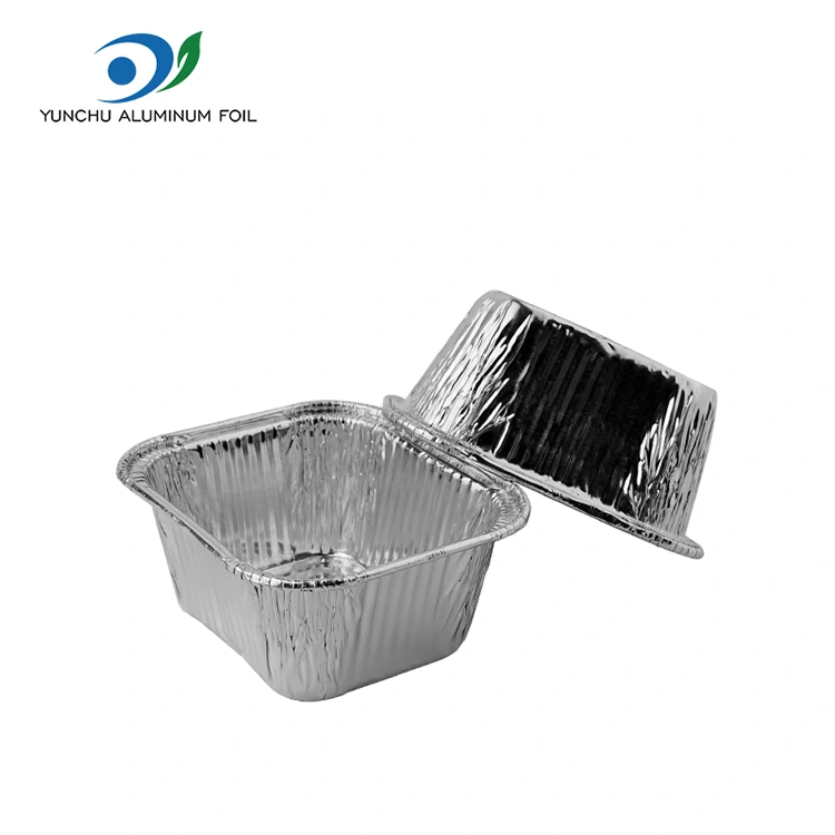 Ruudukite küpsetusplaadi õhufritüüri hõbedase alumiiniumfooliumi anumad